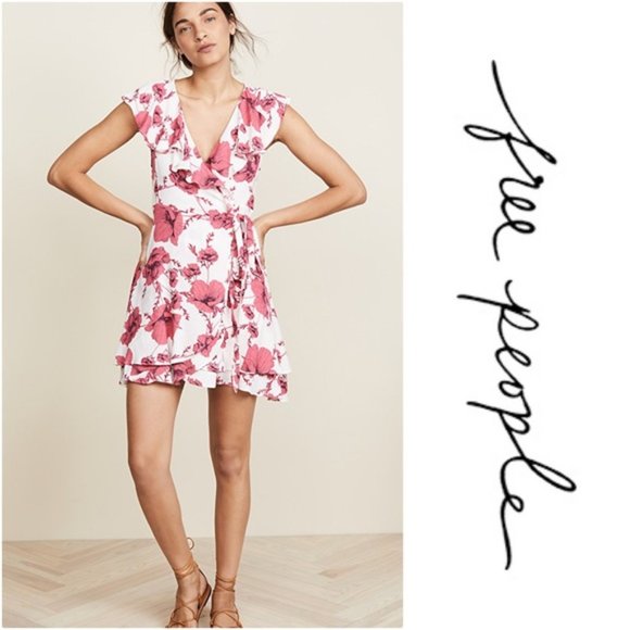 Free People French Quarter Printed Mini Dress XS - Picture 5 of 6